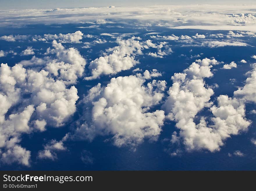 Clouds over the Pacific