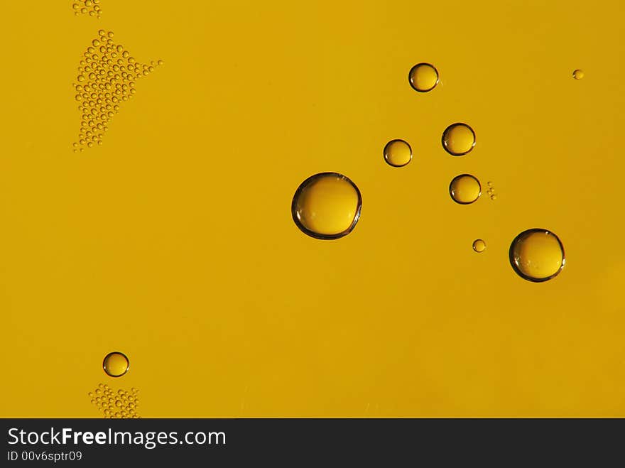 Water drops on glass. Background.