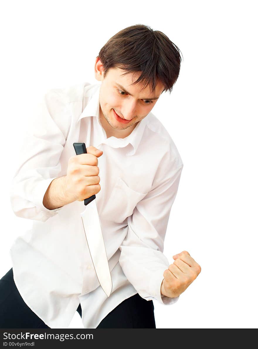 Man with knife