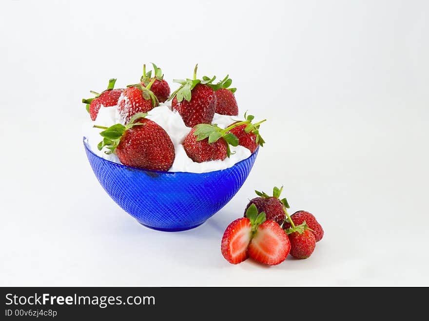 Fresh, juicy and attractive strawberries waiting to be eaten. Fresh, juicy and attractive strawberries waiting to be eaten.