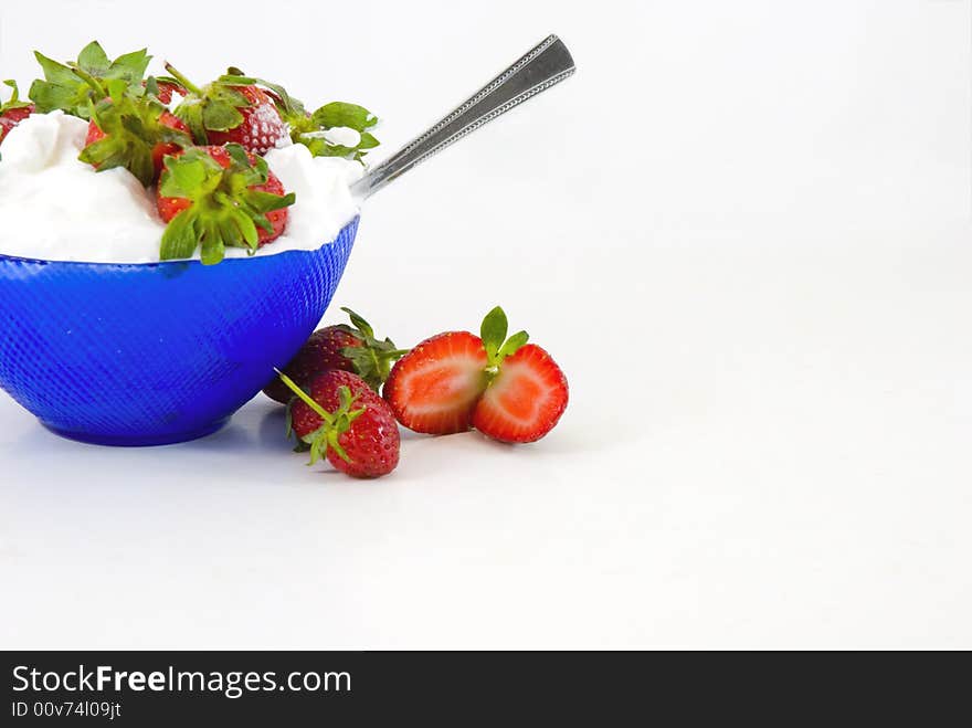 Fresh, juicy and attractive strawberries waiting to be eaten. Fresh, juicy and attractive strawberries waiting to be eaten.