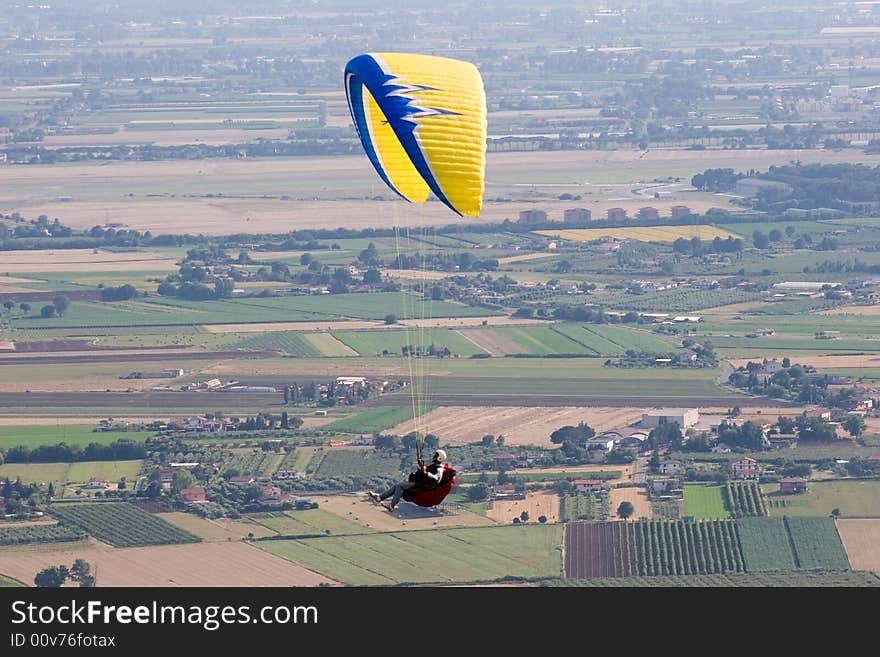 Flying Over The Town