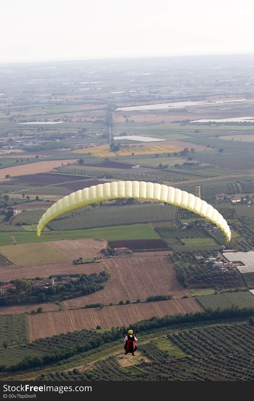 Flying Over The Town