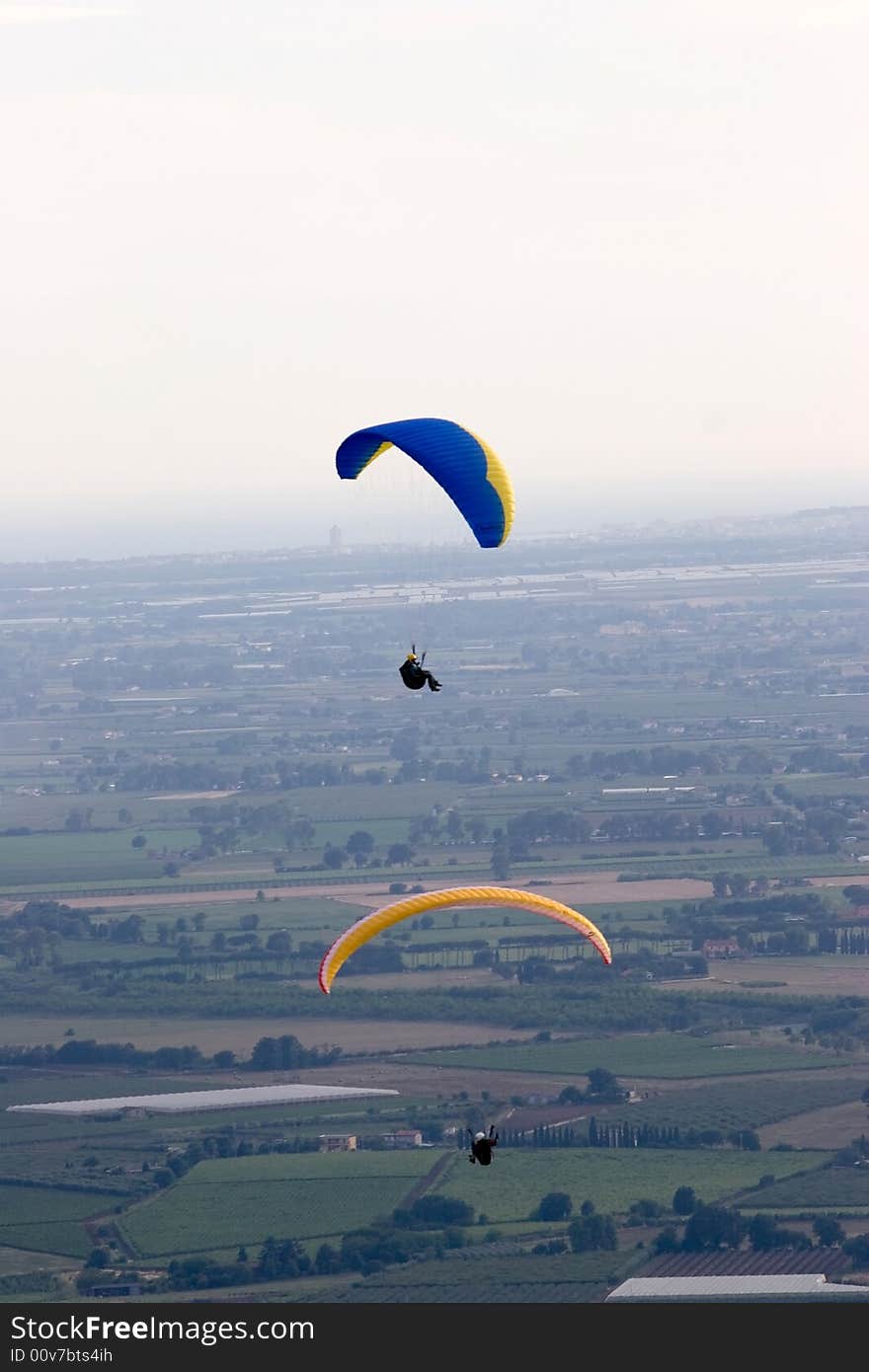 Flying Over The Town