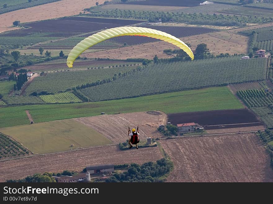 Flying Over The Plains