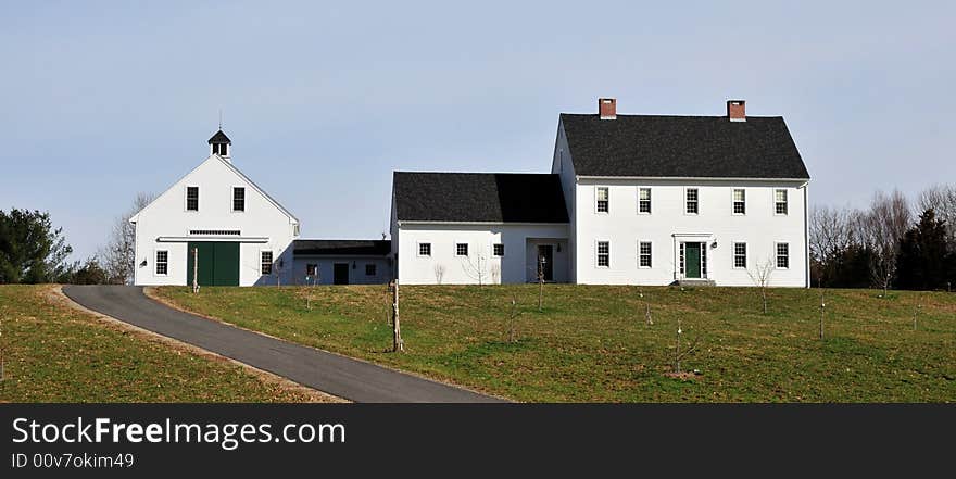 Farmhouse and Barn