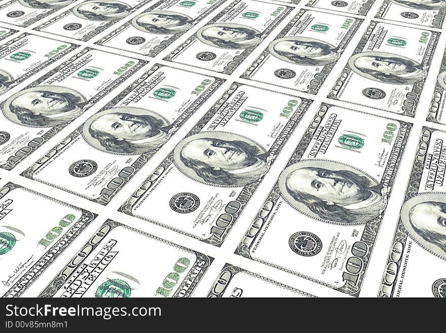 Money background 3d illustration very high quality