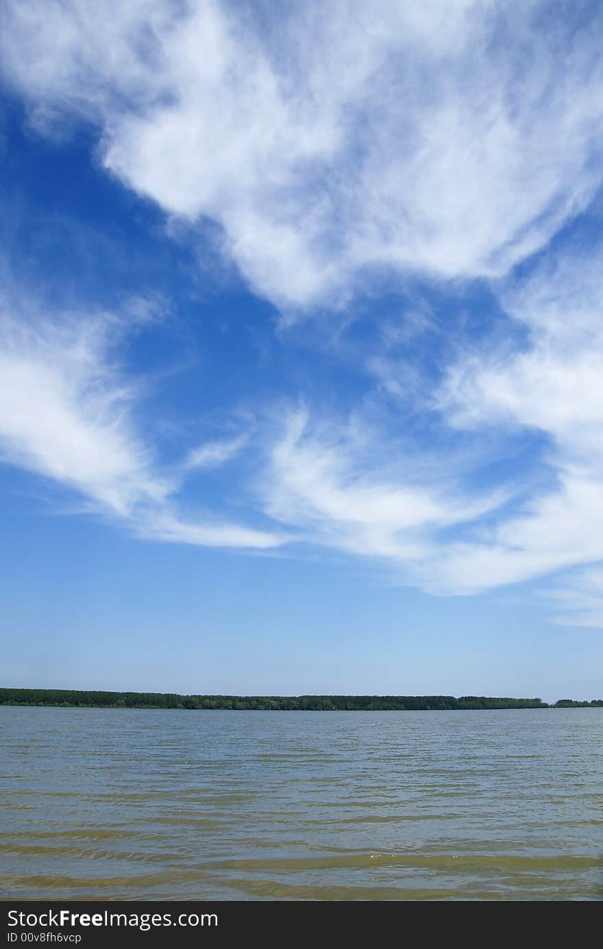 Deep Danube during spring time. Deep Danube during spring time