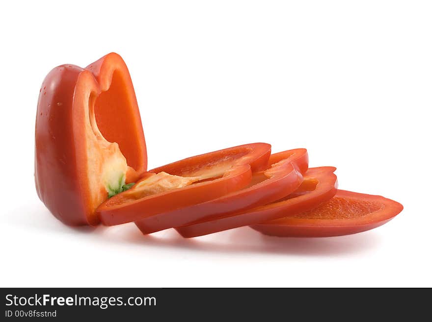 Sliced paprika