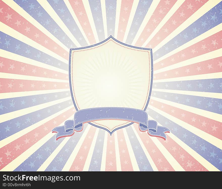 USA Background, Vector