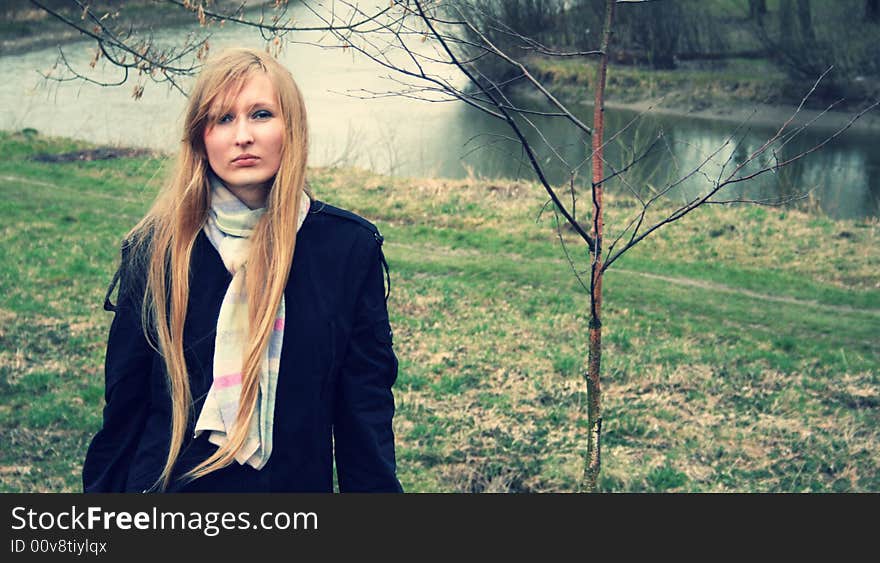 A Beautiful Girl In Black