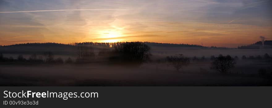 Clouds panorama