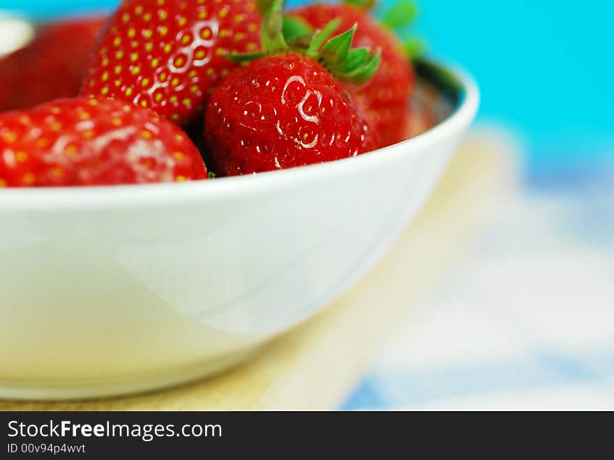 Strawberries in a Bowl