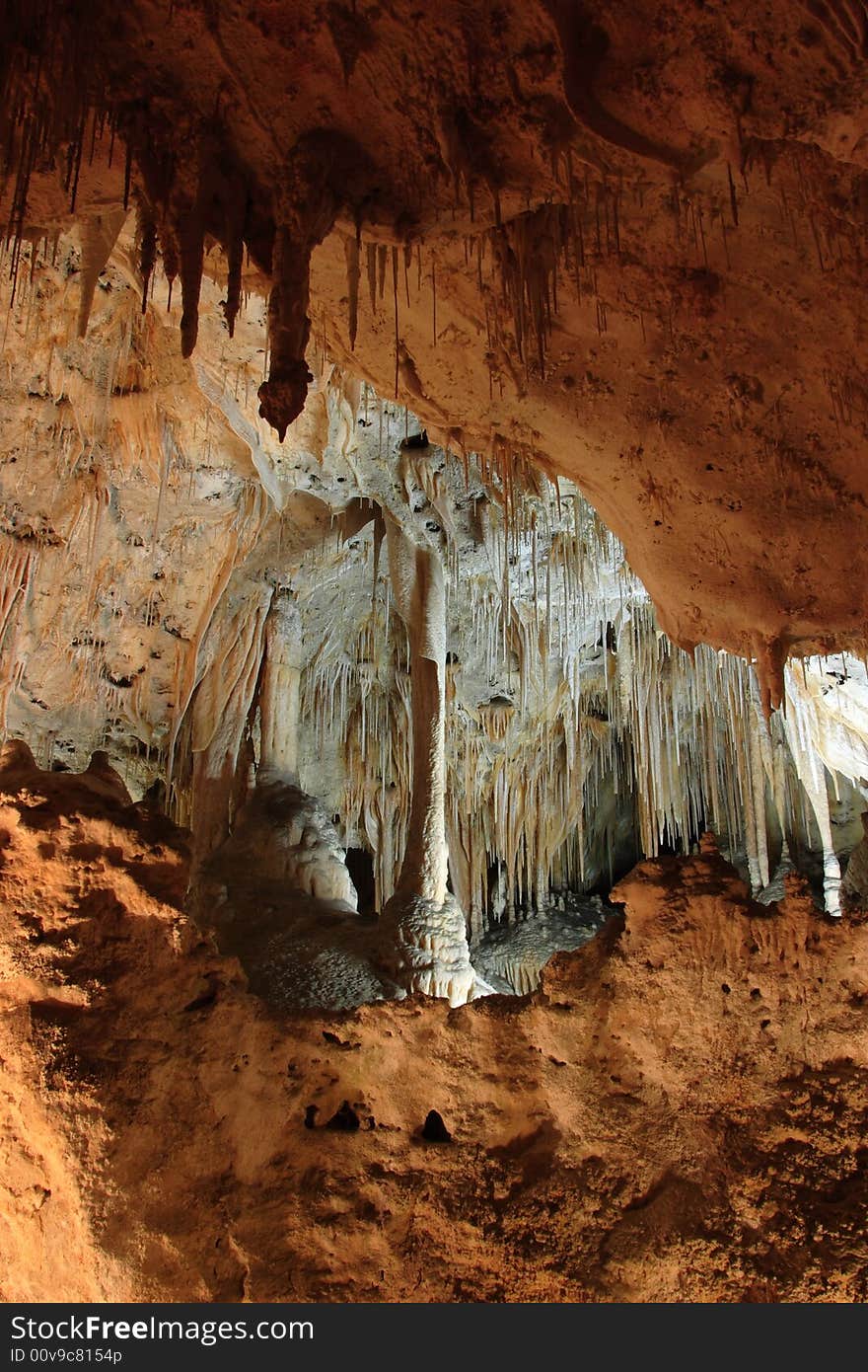 Painted Grotto along the Big Room Tour - Carlsbad Caverns National Park