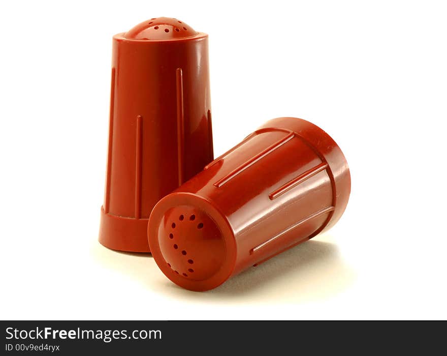 Retro salt and pepper shakers