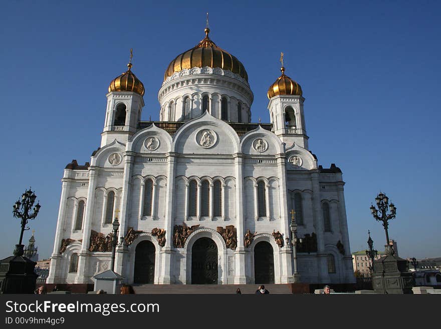 This is the Cathedral of the Redeemer in Moscow. This is the Cathedral of the Redeemer in Moscow.