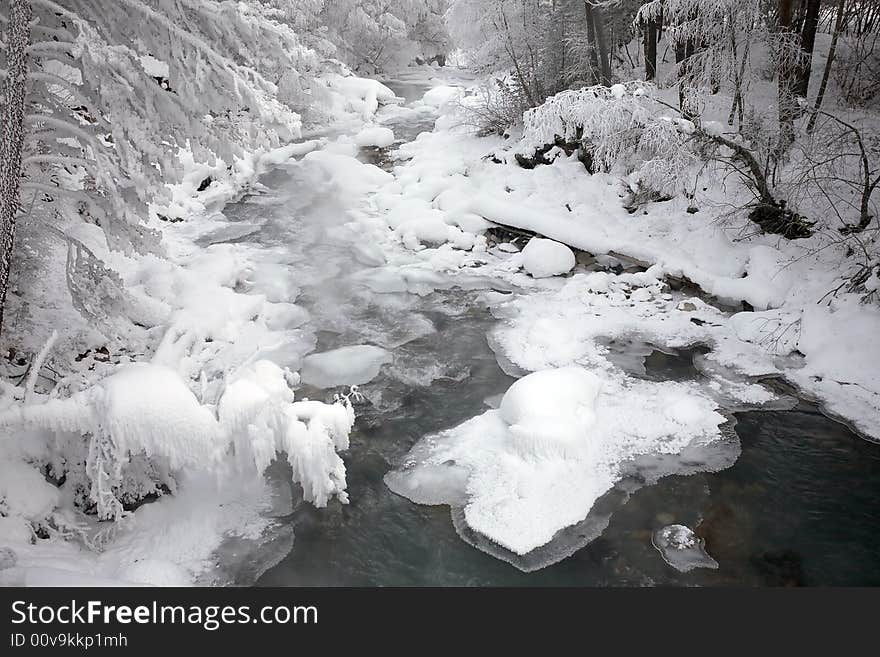 Winter river