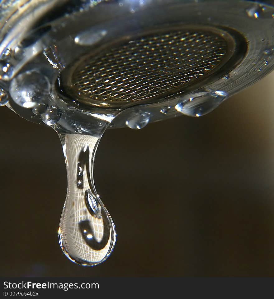 Drop of tap water #8. Drop of tap water #8