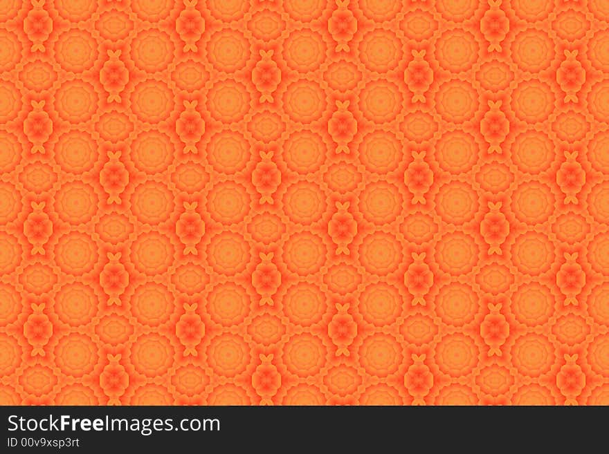 Abstract orange pattern