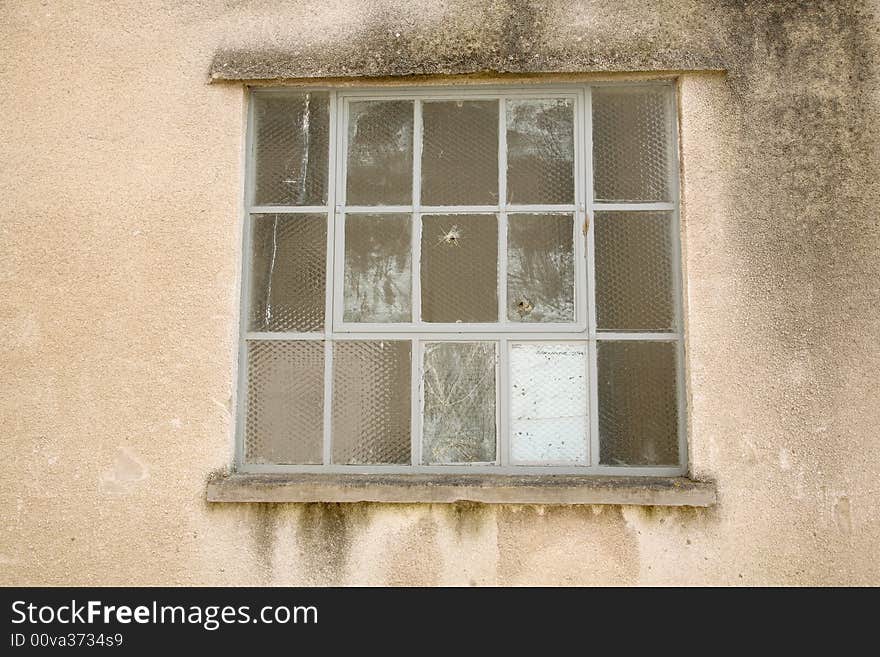 Old window for use as a background. Old window for use as a background