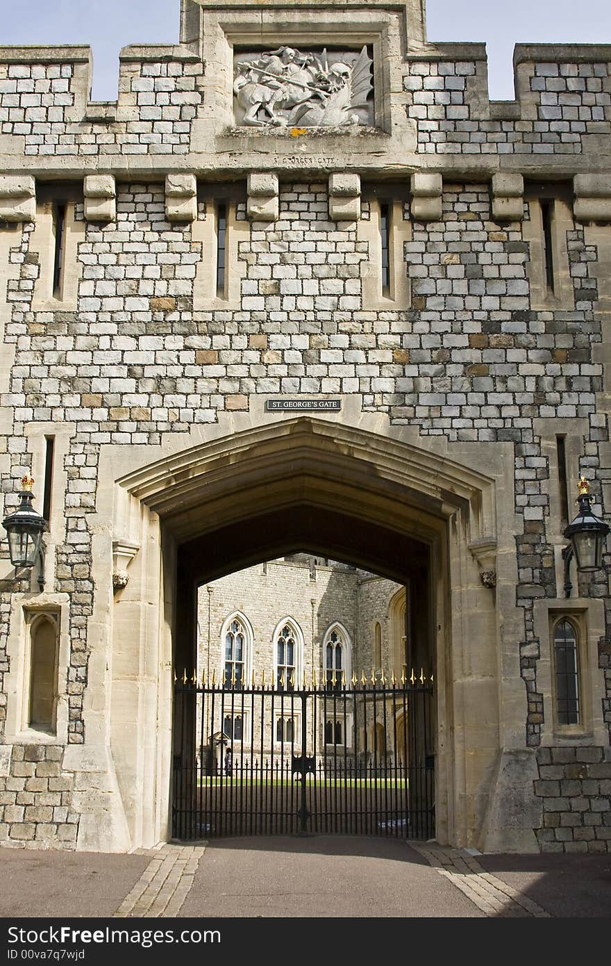 One of the residences of the Queen of England - Windsor Castle. One of the residences of the Queen of England - Windsor Castle