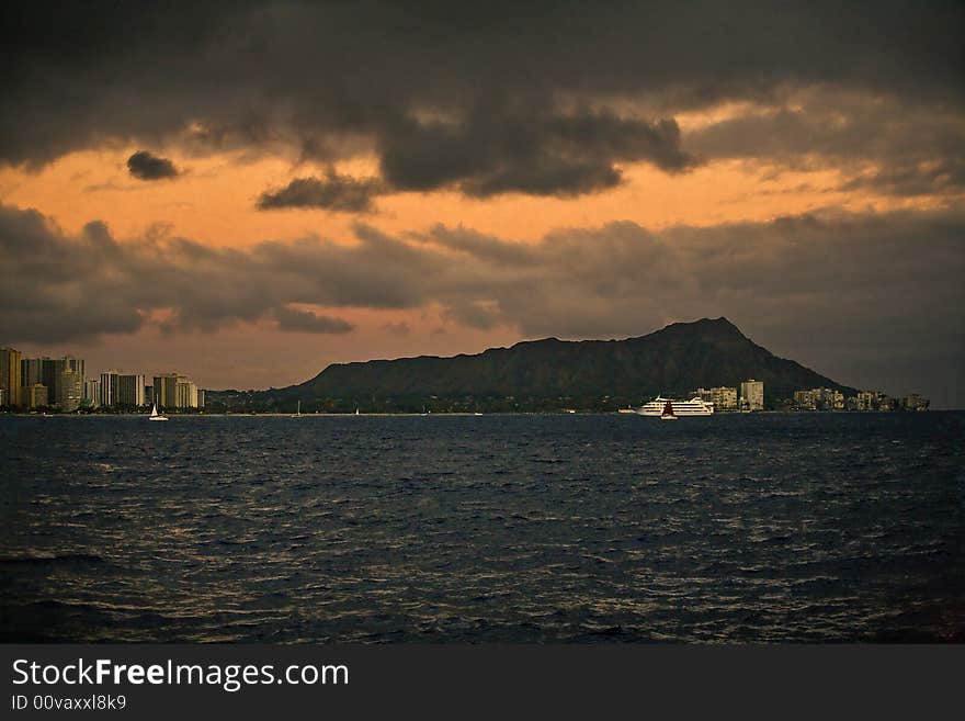 At The Seaside Of Honolulu