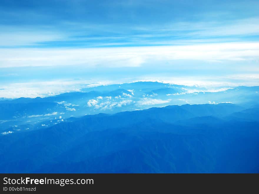 Wallpaper of aerial view