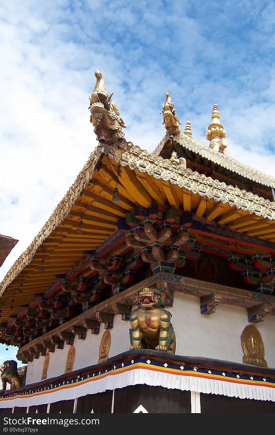 Eaves of Kumbum Monastery