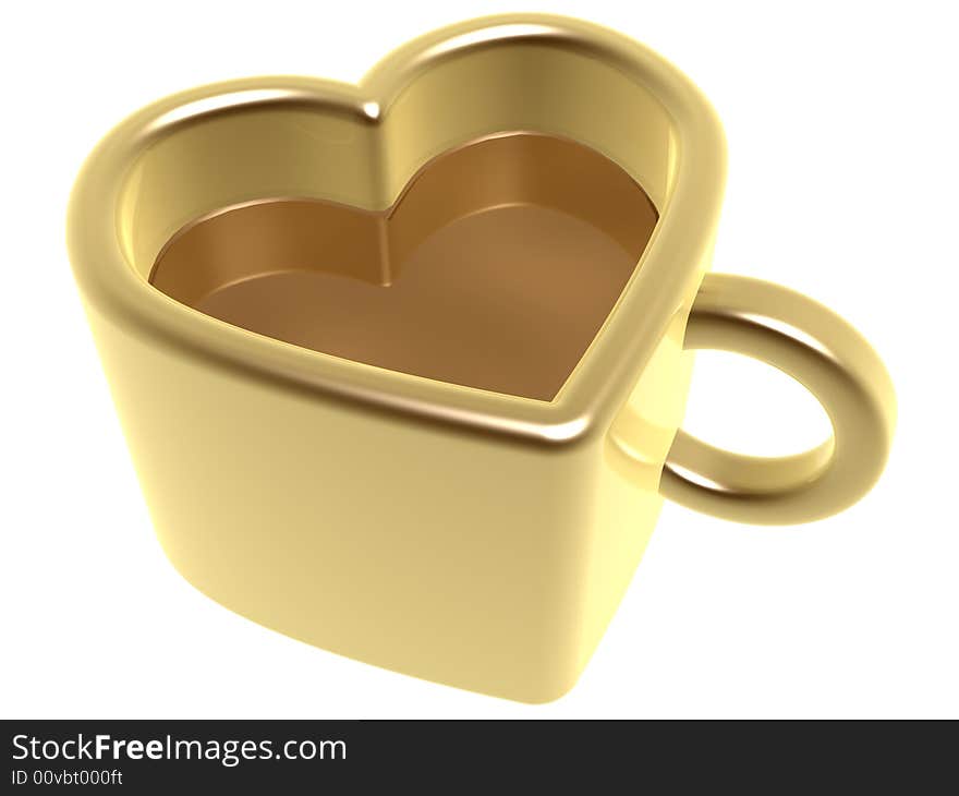 Heart Cup And Coffee