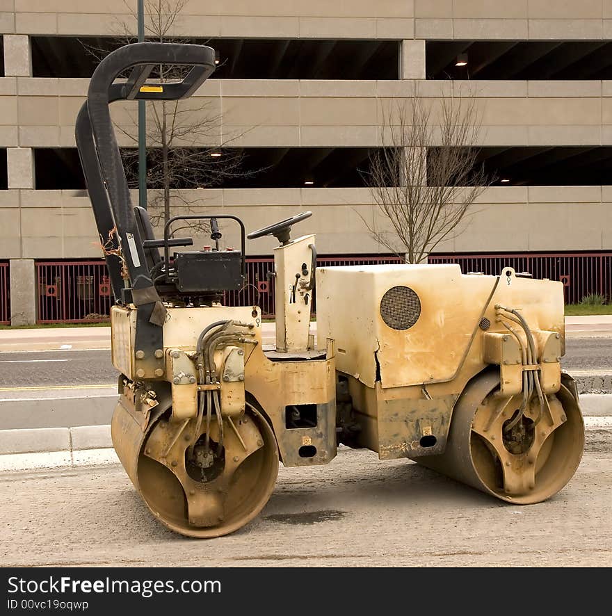 Old Paving Roller by Parking Deck