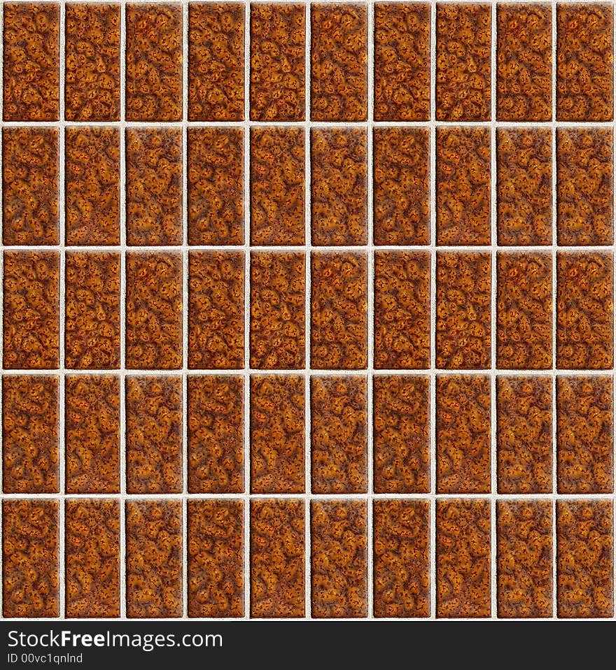 Seamless texture of bown tile. Seamless texture of bown tile