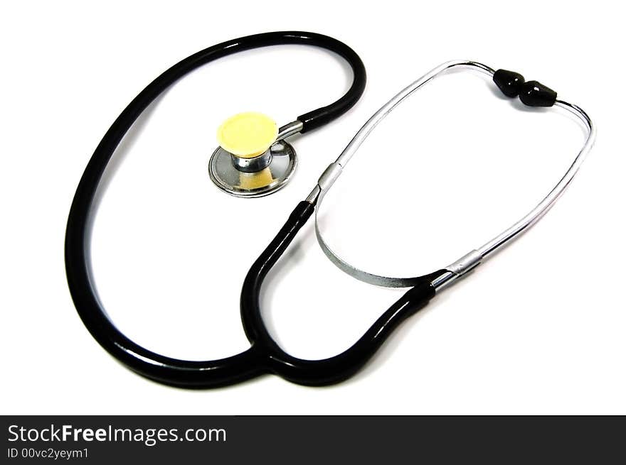 Black stethoscope