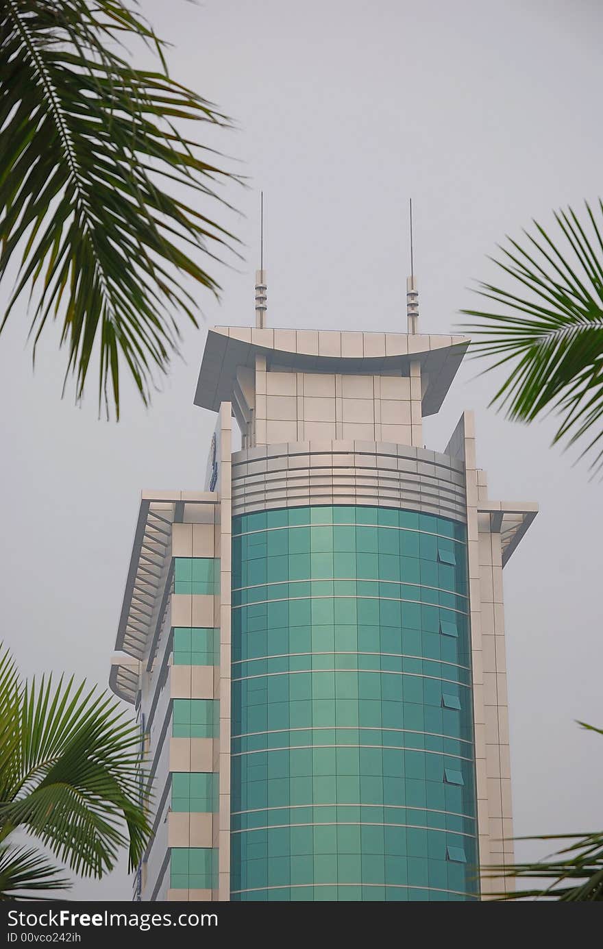 This is a modern building in the south of China.