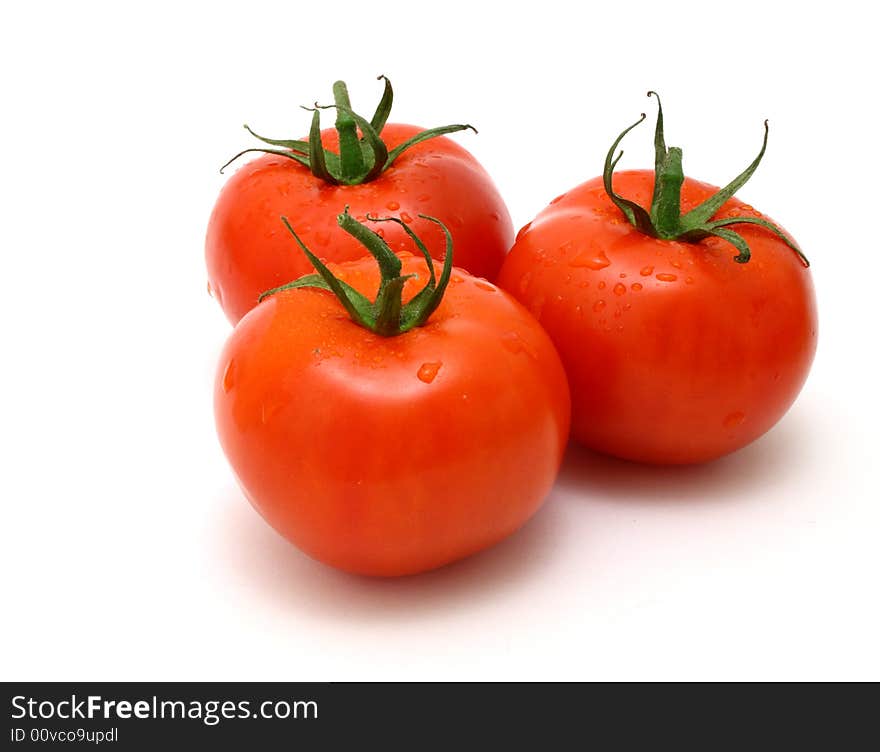 Three tomatoes