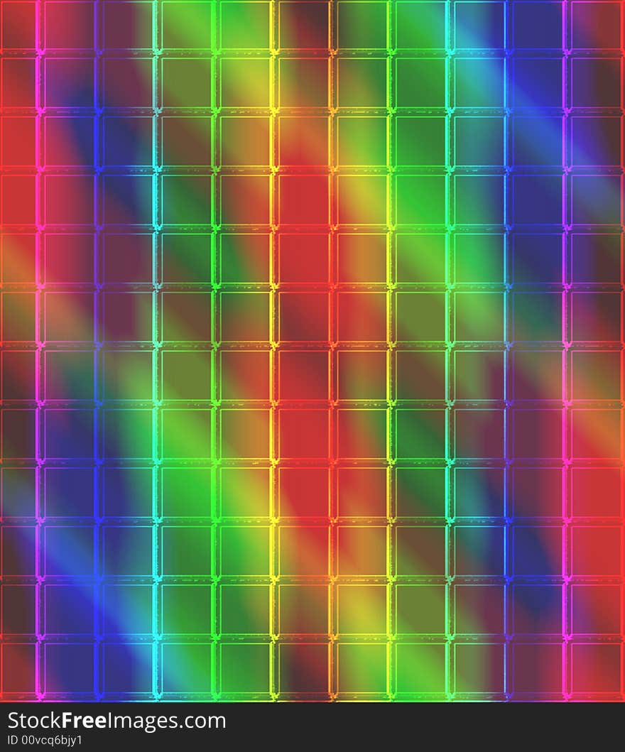 Colorful background shadowy mosaic design of shiny neon tile boxes or cubes. Colorful background shadowy mosaic design of shiny neon tile boxes or cubes.