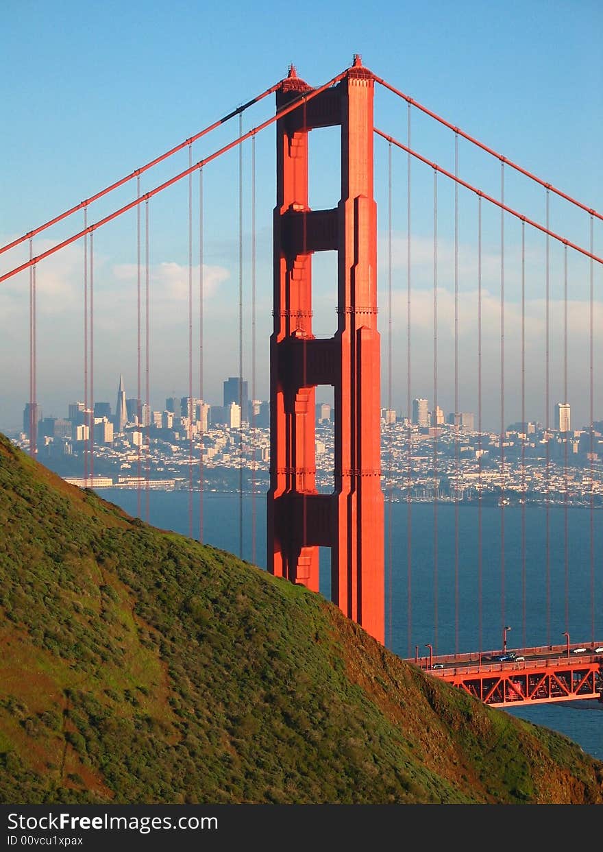 Golden Gate bridge in San Francisco