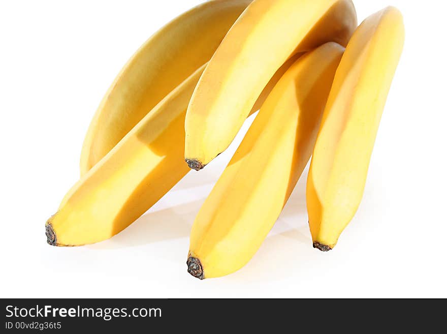 Bunch of bananas isolated on white background. Bunch of bananas isolated on white background