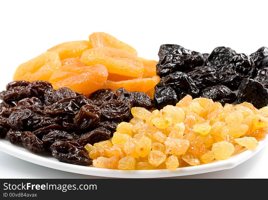 Background from dried fruits