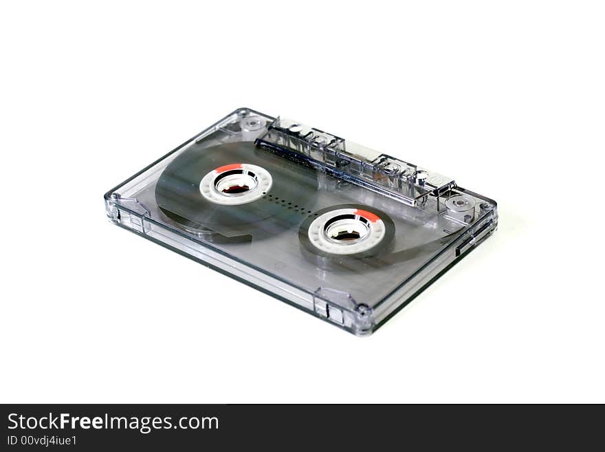 Transparent audiocassette