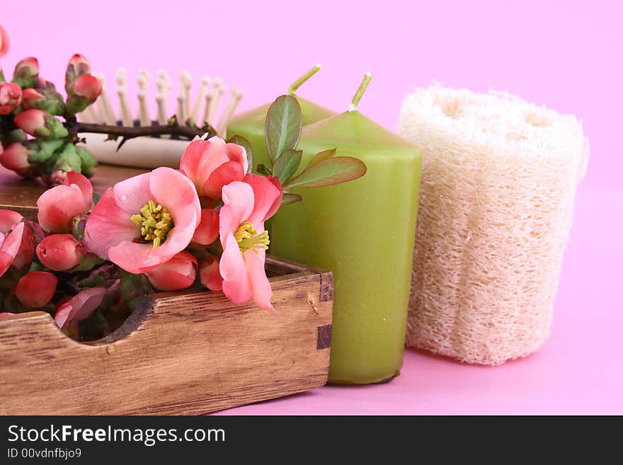 Aromatherapy decorating  natural Spring spa