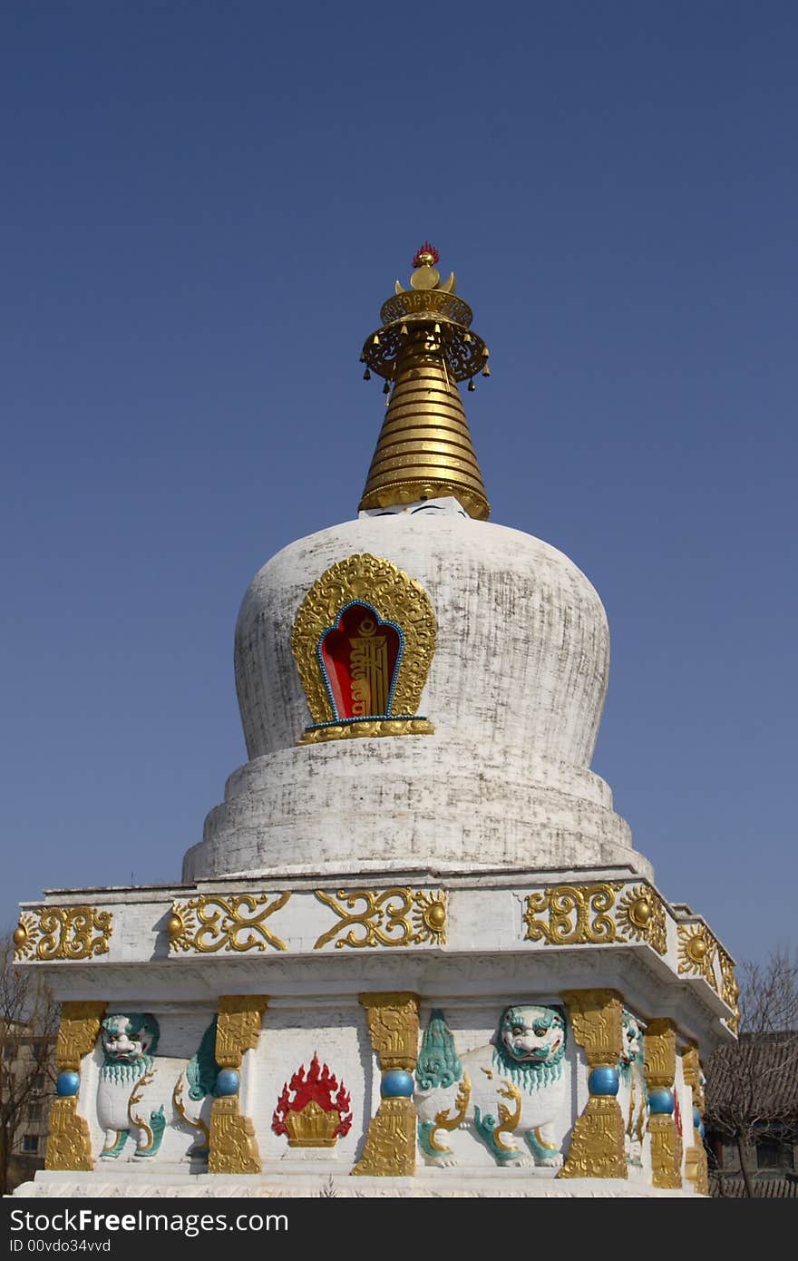 White pagoda