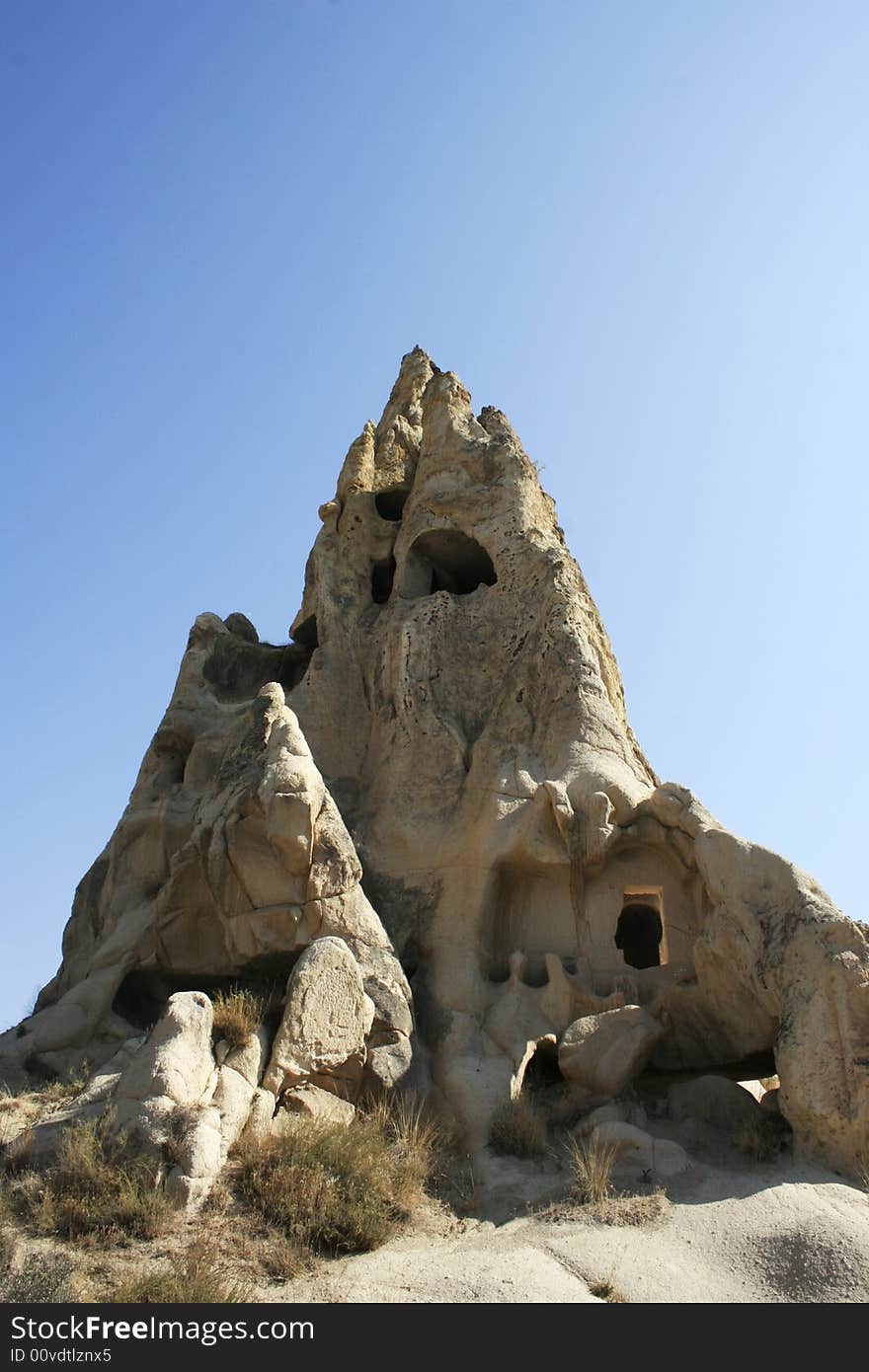 Cave dwellings in rocks . cappadocia.turkey. Cave dwellings in rocks . cappadocia.turkey