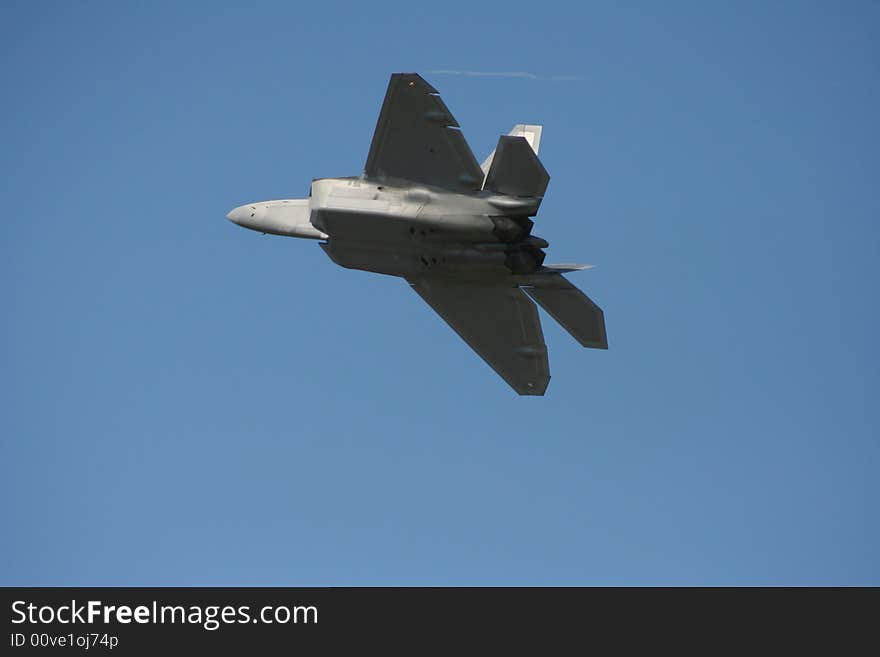 Raptor picture taken at a local airshow. Raptor picture taken at a local airshow