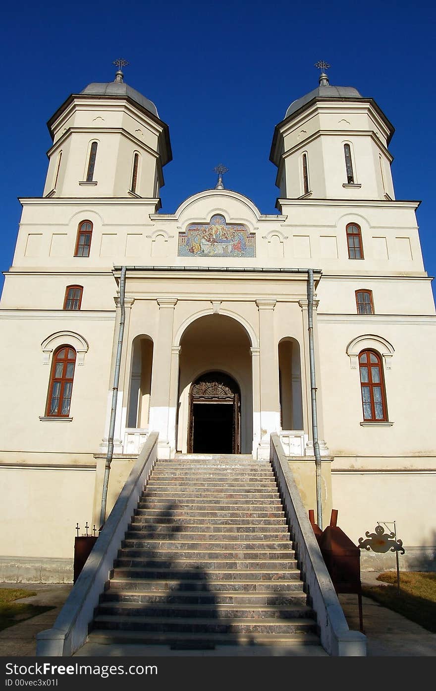 Very beautiful monastery in Dobrogea region, Romania. Very beautiful monastery in Dobrogea region, Romania