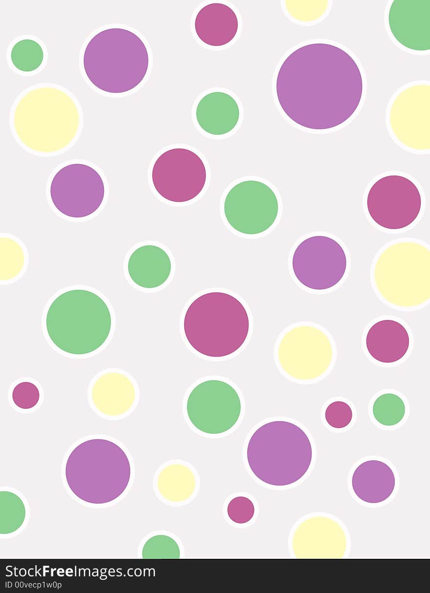 Many color dots on background. Many color dots on background