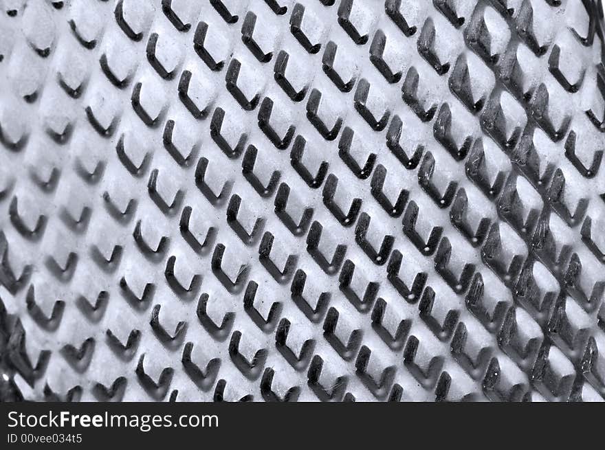 Box-grooved surface of metal background