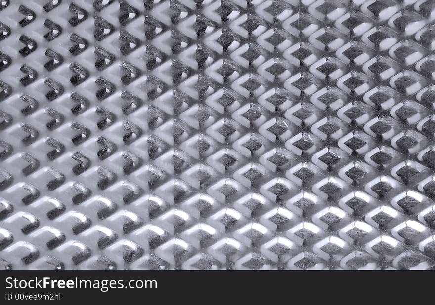 Box-grooved surface of metal background