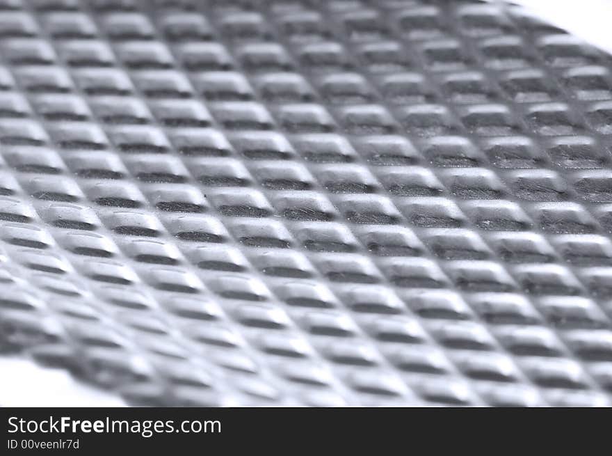 Box-grooved surface of metal background