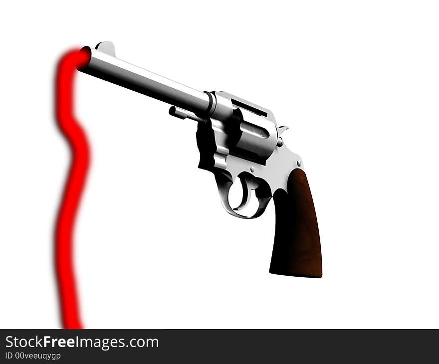 An image of a gun and some blood. It would be a good concept image for criminality and violence. An image of a gun and some blood. It would be a good concept image for criminality and violence.