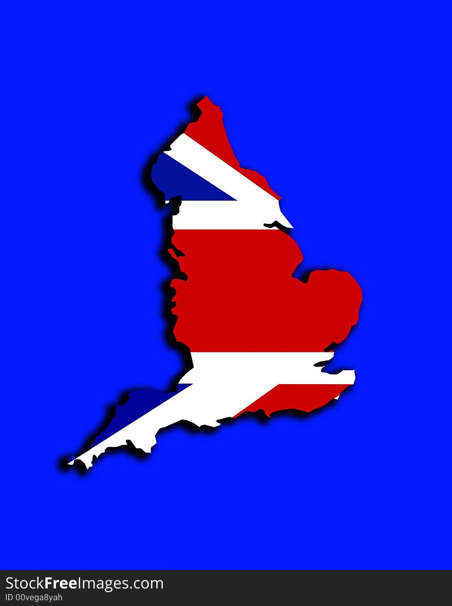 England With Union Jack